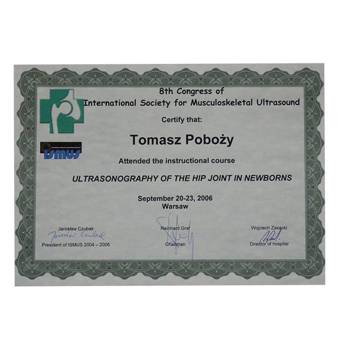 USG of the Hip Joint in Newborns